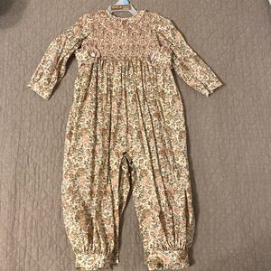 Alice Kathleen & Company 12m floral smocked outfit